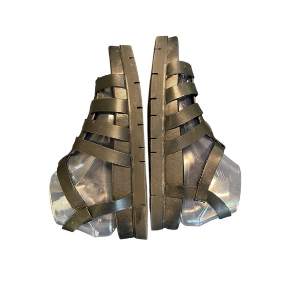 Sam & Libby Women's Black Size 9.5 Chunky Abigail Fisherman Footbed Sandal - Picture 4 of 16